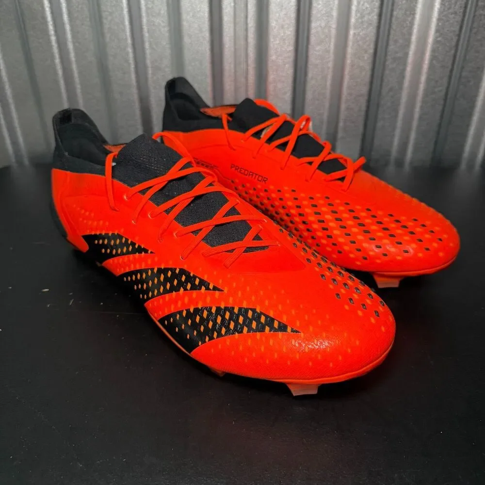 adidas PREDATOR ACCURACY.1 Low FG Soccer Cleats Orange GW4574 Men’s Size 11.5